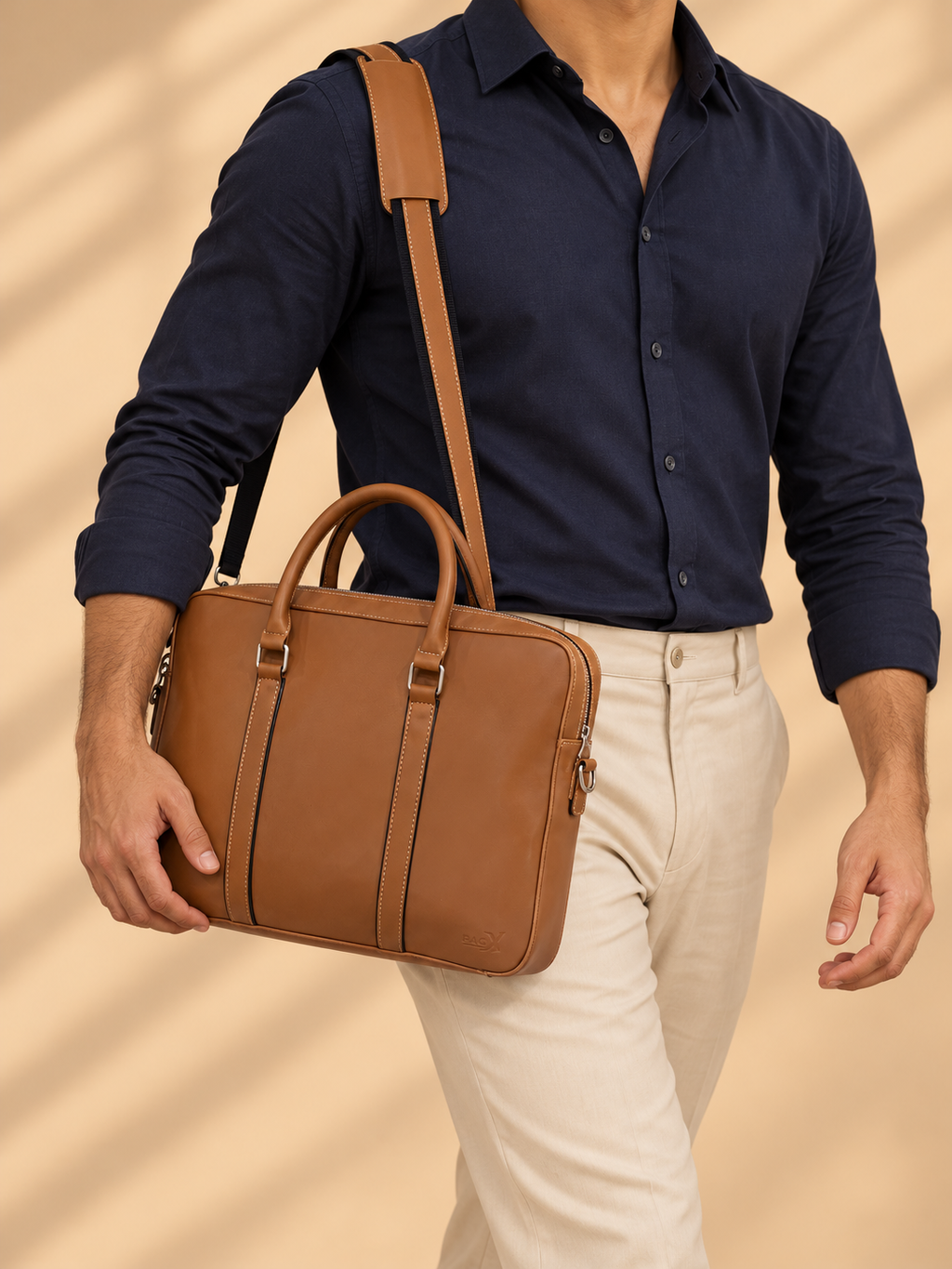 Apex Brown Laptop & Office Bag